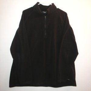 Women's Plus Size 2X Eddie Bauer 1/4-Zip Fleece (Black) (Excellent Condition)